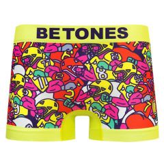【新品】BETONES ビトーンズ FIRST STEP YELLOW メンズ フリーサイズ ボクサーパンツ