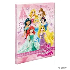 （まとめ買い）ナカバヤシ フエルアルバム A4 プラコート台紙(白) ディズニー プリンセス ア-A4P-150-3 【3冊セット】