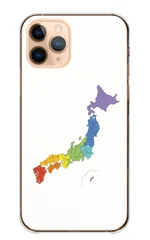 iPhone13Pro Max ケース カバー アイフォン13 プロマックス スマホケース ハードケース 日本 ジャパン 日本地図 地図 マップ 地理 歴史 国 都道府県 おもしろい カラー05