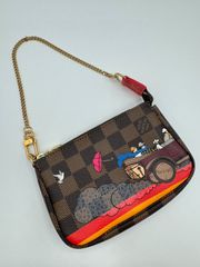 ルイヴィトン(LOUIS VITTON) ミニ ポシェット アクセソワール イリュストレ N41426 ダミエ マルチカラー ゴールド金具 未使用 レディース ハンドバッグ ポーチ