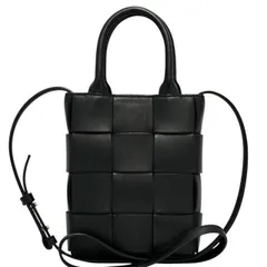 新品で未使用 ブラックショルダーバッグ BOTTEGA VENETA BOTTEGA VENETA (ボッテガ・ヴェネタ) イントレチャート