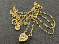 richロゴ入り　金色ネックレス　中古　長期保管品　I-0-0