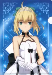 【中古】クリアファイル セイバー(ドレス) オリジナルA5クリアファイル 「なか卯×Fate/stay night 15th Celebration Project 第1弾」 メニュー注文特典