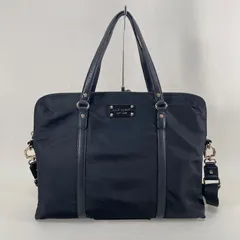 A10✨Kate spadeビジネスバッグ PCケース 2way ナイロン ブラック