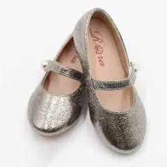 ☆ シルバー ☆ 18cm ☆ ミレーフラットシューズ キッズ フォーマルシューズ 女の子 ドレスシューズ 47012102 フォーマル靴 パンプス フラットシューズ 結婚式 発表会 入園式 卒園式 入学式 おしゃれ かわいい オシャレ 子供靴 靴 シューズ