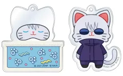 【中古】キーホルダー 五条悟 「劇場版 呪術廻戦 0 withCAT illustration Ver. おやすみスライドアクリルキーホルダーコレクション」