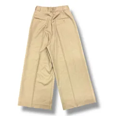 参考上代149600円 未使用品 HED MAYNER 24SS TECHNICAL WOOL PANTS テクニカル ウール 2タック ワイド スラックスパンツ ヘドメイナー HMMY30004A HY074 ベージュのサムネイル