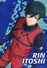 【中古】キャンバスボード・キャンバスアート 糸師凛/ユニフォーム赤 キャンバスイラストボード 「一番くじ ブルーロック 2弾」 J賞