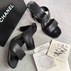 お買い得CHANEL ココマーク レザーサンダル ブラック#36#23cm - メルカリ