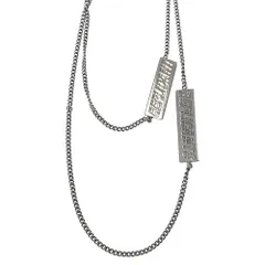 RAF SIMONS (ラフシモンズ) REPLICANTS レプリカント プレートネックレス シルバーのサムネイル