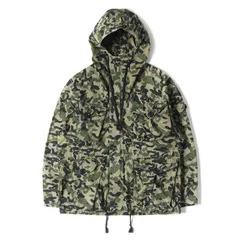 A BATHING APE ア ベイシング エイプ ジャケット サイズ:M 90s 初期モデル 猿迷彩 リップストップ ミリタリーパーカー グリーンカモ 90年代 アーカイブ アウター ブルゾン コート【メンズ】のサムネイル