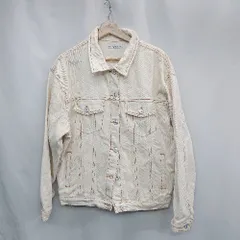 ◇ ⊇ CLASSICALELF ビッグシルエット 長袖 デニムジャケット サイズXL オフホワイト レディース E  【1502180003523】