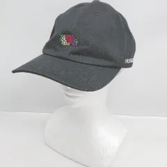 ◇ Θ Fruit of the Loom ワンポイント刺繍 キャップ 帽子 ブラック系 サイズ57-59 レディース E  【1506190002729】