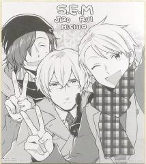[중고] 종이 제품 (캐릭터) SEM 오리지널 색지 [이치 반 쿠지 아이돌 마스터 SideM ~memorial~] A상