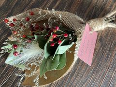 季節の贈り物　gardenerの気まぐれスワッグ　小さめ(27cmくらい)
