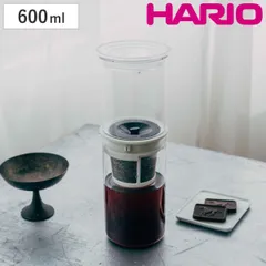 ハリオ ウォータードリッパー 600ml コーヒーサーバー プラスチック （ HARIO 水出し コーヒーポット コーヒーピッチャー 水出し専用 簡単 早い ダッチコーヒー アイスコーヒー 手軽 ドリップ スリム形状 おしゃれ ）のサムネイル