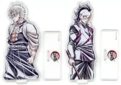 【中古】アクリルスタンド・アクリルパネル 全2種セット アクリルスタンド 「WEBSHOPくじ 鬼滅の刃 柱稽古編 第五話『鬼を喰ってまで』柱描き下ろしイラスト」 D賞