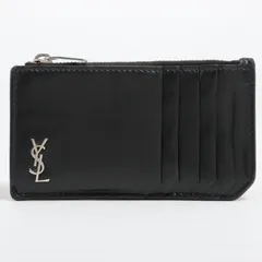 美品 現行型 サンローラン パリ YSL タイニー モノグラム ジップ