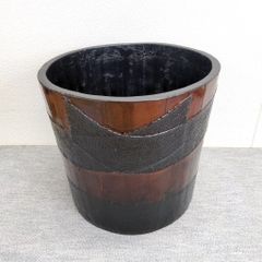 アウトレット 木曽漆桶 直径38cm 古道具 アンティーク