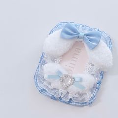 No.27 トレカケース 水色 うさぎ