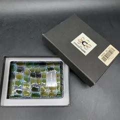 P416 COCCO FIORE コッコフィオーレ カードケース 名刺入れ 定期入れ パスケース レザー クロコダイル型押しレザー レディース 9170328