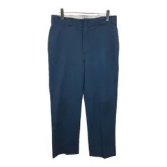 90年代 USA製 Dickies ディッキーズ ワークパンツ ネイビー(メンズ W36 L31)中古 古着 U9984
