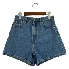 Levi's リーバイス ハイウエスト デニムショートパンツ size26/ブルー