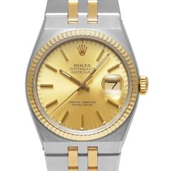 1983年前後 オイスタークォーツ デイトジャスト Ref.17013 コンビネーション シャンパンゴールド 中古品 メンズ 腕時計