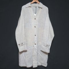 新品同様 BEN OSBORN ベンオズボーン NEKO Jacket ワックスコットン ロングコート Sサイズ ベージュ メンズ 古着 中古 USED