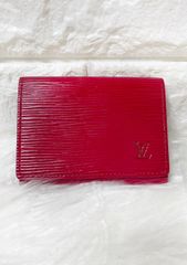 【中古】LOUIS VUITTON ”ルイヴィトン” エピ カードケース エピレザー パスケース