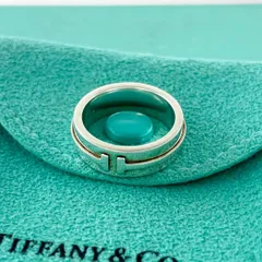 ティファニー 8号 T TWO ナロー リング シルバー VG1fe
