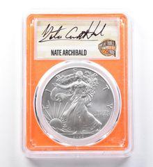 2020年 (P) アメリカン シルバー イーグル アーチボルド発行 FDOI MS70 PCGS 
