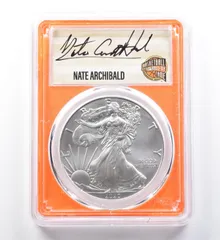 【新品】アメリカン シルバー イーグル銀貨2022シルバーPCGS MS70 新品】アメリカン シルバー イーグル銀貨2022-(W) PCGS MS70