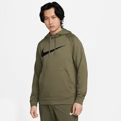 ナイキ パーカー スウェット メンズ NIKE Dri-FIT スウッシュ プルオーバー パーカ 男性 トップス スポーツ ウエア 男性 メンズウェア 服 スウェットシャツ オリーブ グリーン系 カーキ  /CZ2426-222