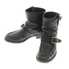 【中古】ショセ chausser レザー ストラップ エンジニアブーツ ブラック【サイズ38】【レディース】のサムネイル