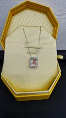 【極美品】スワロフスキー　オクタゴンカットネックレス