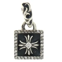 #112【最終値引き】【あんしん鑑定済み】フレームドCHプラス クロムハーツ（Chrome Hearts）ペンダント フレームド CHプラス