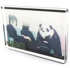 【中古】アクリルスタンド・アクリルパネル 禪院真希＆狗巻棘＆パンダ(ノーマル) 「呪術廻戦×ダイソー・Seria・キャンドゥ アクリルブロック」