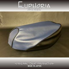 □【DIO ディオ AF18 AF25 SP SR】シート 張替え用表皮 紺/黒