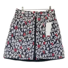 サイズ：LL FILA GOLF フィラゴルフ  リバーシブル中綿ジップスカート ボア 総柄 ブラック系 [240101487030] ゴルフウェア レディース ストスト