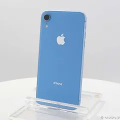 Apple iPhone XR 本体 ブルー　64ギガ SIMフリー　中古　箱付 ipxrmtm939-1_wm.jpg