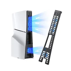 KIWIHOME PS5 Slim用 冷却ファン PS5 冷却 対策 ４つ冷却フ