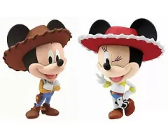 【中古】トレーディングフィギュア ミッキー＆ミニー ～トイ・ストーリーコスチュームver.～  「一番くじ ウォルト・ディズニー 110th アニバーサリー」 ラストワン賞 ちびきゅんキャラセット