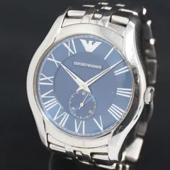 QZ エンポリオアルマーニ AR-1789 ネイビー文字盤 スモセコ レディース腕時計 2000000 NSK KRK