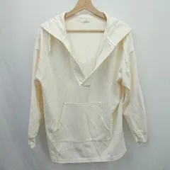 ◇ ⊇ アーバンリサーチ カンガルーポケット 長袖 フーディーパーカー サイズF ベージュ系 レディース E  【1508060025302】