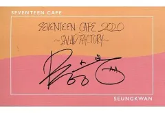 【中古】キャラカード スングァン メンバーカード 「SEVENTEEN CAFE 2020 ～SALAD FACTORY～」 フード・デザート注文特典