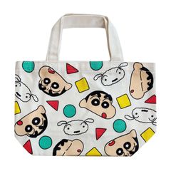 クレヨンしんちゃん マチ付きバッグ フェイス パジャマ