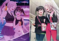 【中古】クリアファイル 侑＆嵐珠 A4クリアファイル2枚セット 「くじ引き堂 ラブライブ!虹ヶ咲学園スクールアイドル同好会 オンラインくじ Ver.LoveLive!Days5周年～ニジガク～」 D-12賞