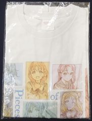 ラブライブ!サンシャイン!! 5周年記念展示会 -Pieces of Aqours-/Tシャツ/ホワイト/Sサイズ（日本サイズ）
