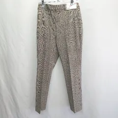 ◇ ◎●未使用● Θ UNIQLO ユニクロ 総柄 ストレートパンツ サイズS ブラウン系 レディース E  【1412090032851】
